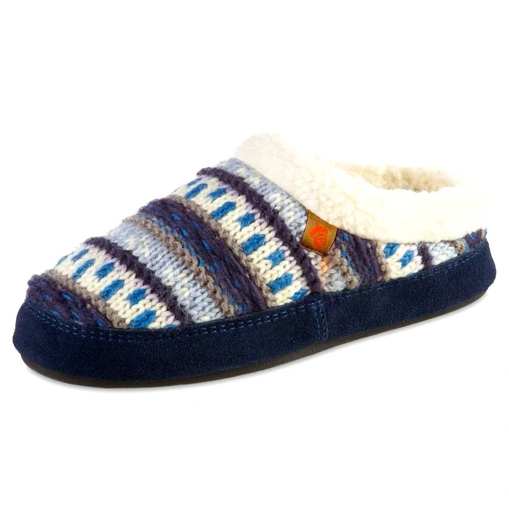 NWT Womens Slipper with Berber Lining, Suede Siding